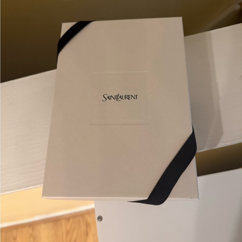 Saint Laurent Empty Box with Black Ribbon